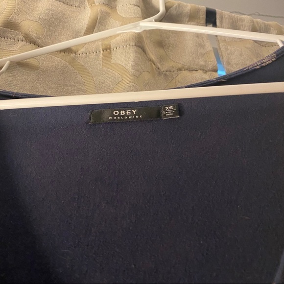 Obey Blue Floral Dress - Picture 2 of 3